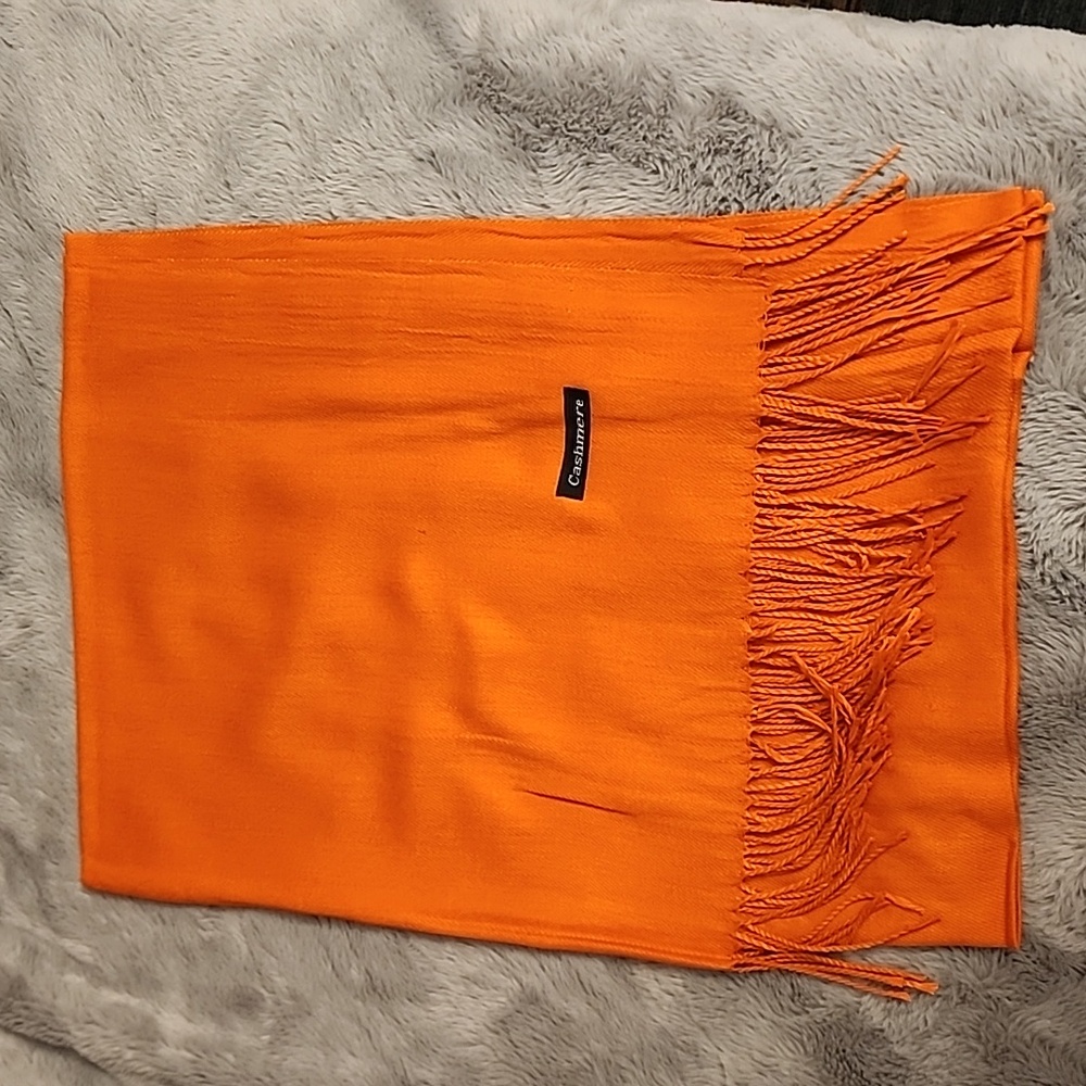 Orange Pashmina NWOT